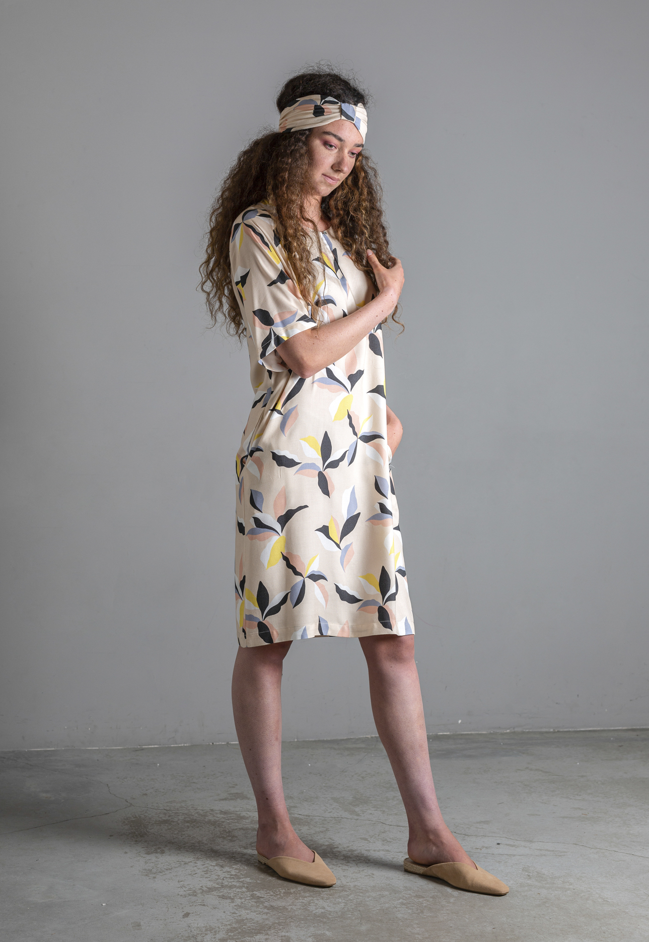 Dress DANDO V-03 Lavandera Moda Sostenible - Imagen 3